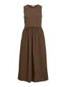 VESTIDO LARGO MARRON