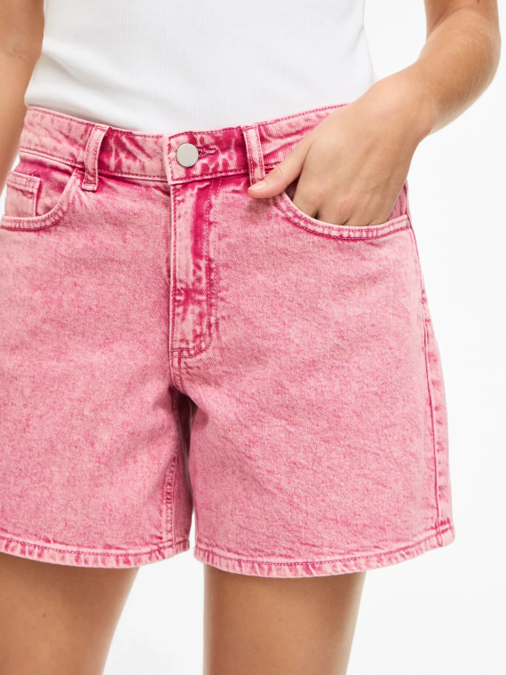 PANTALON CORTO ROSA