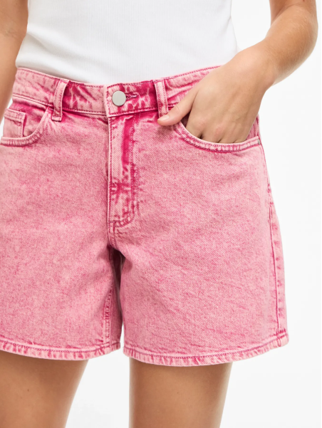 PANTALON CORTO ROSA