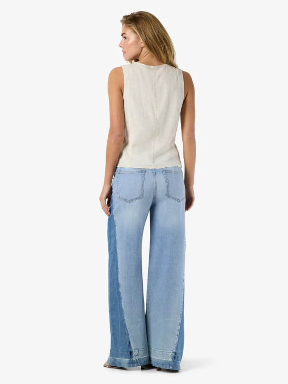 CHALECO BEIGE LINO