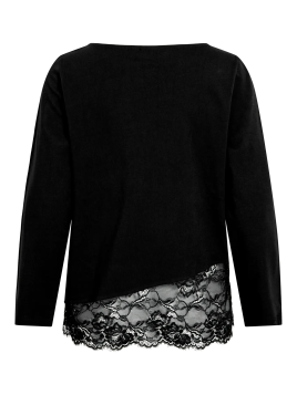 CAMISETA NEGRA PUNTILLA