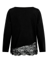 CAMISETA NEGRA PUNTILLA