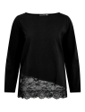 CAMISETA NEGRA PUNTILLA