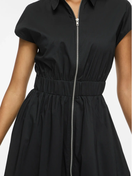 VESTIDO NEGRO CREMALLERA