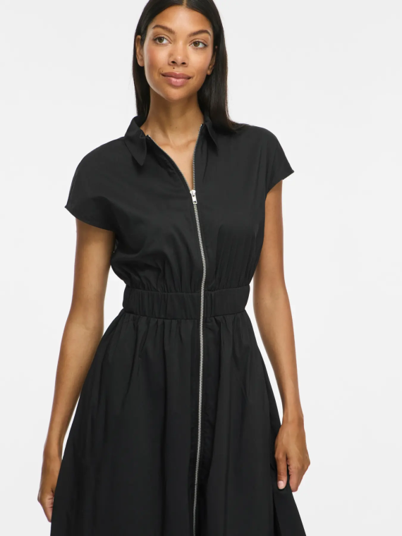 VESTIDO NEGRO CREMALLERA
