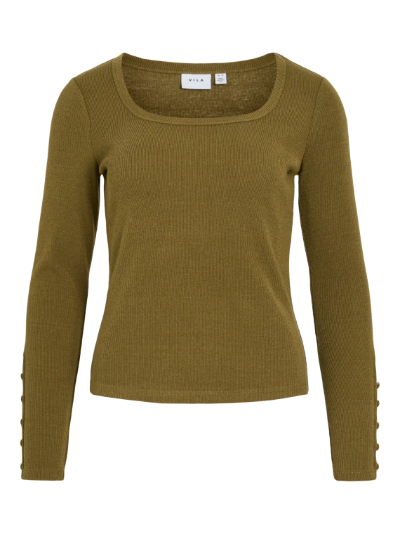 CAMISETA VERDE BOTONES