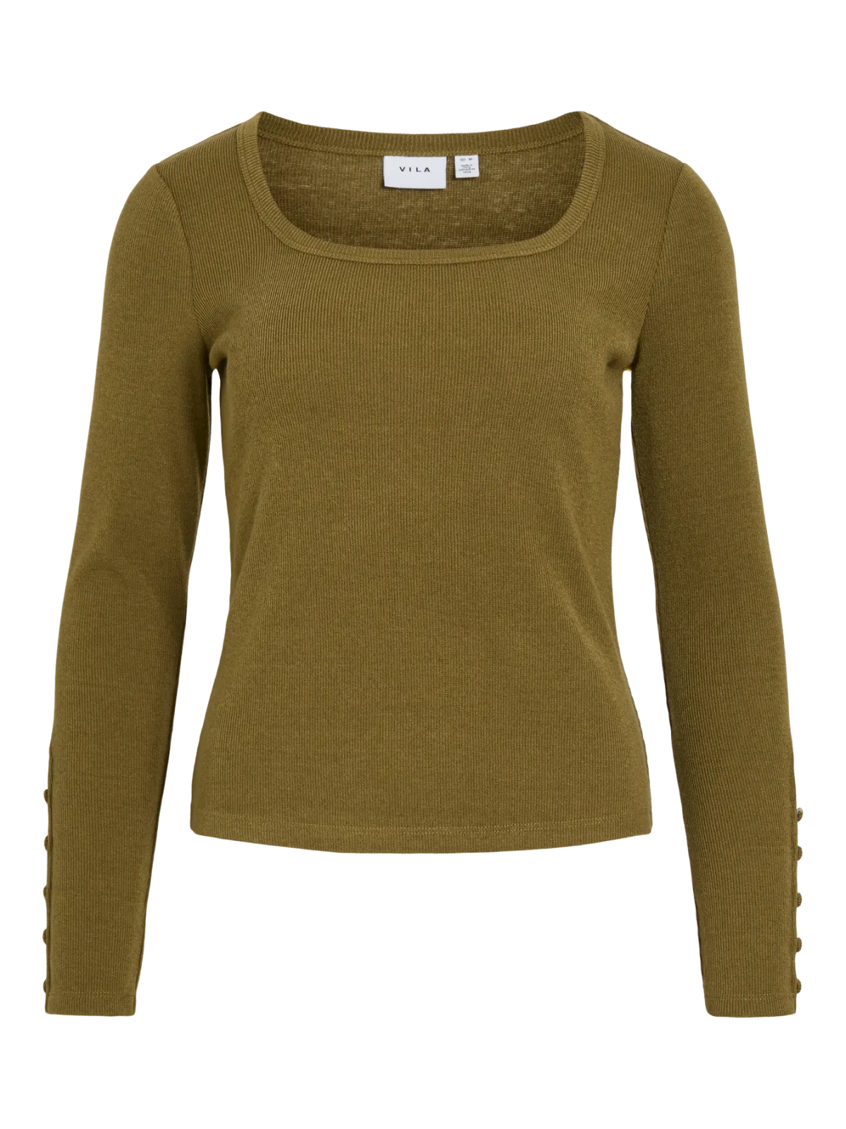 CAMISETA VERDE BOTONES