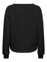 SUDADERA NEGRA STRASS