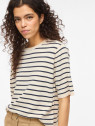 JERSEY BEIGE RAYAS MARINO