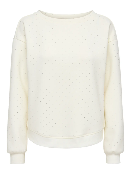 SUDADERA STRASS BEIGE