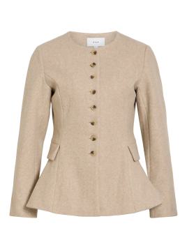 CHAQUETA PAÑO BEIGE