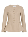 CHAQUETA PAÑO BEIGE