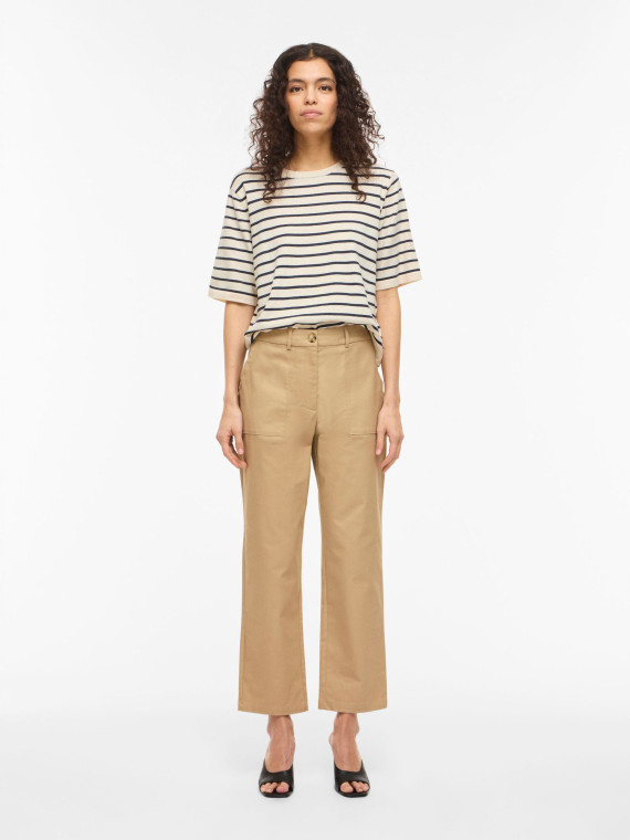 JERSEY BEIGE RAYAS MARINO