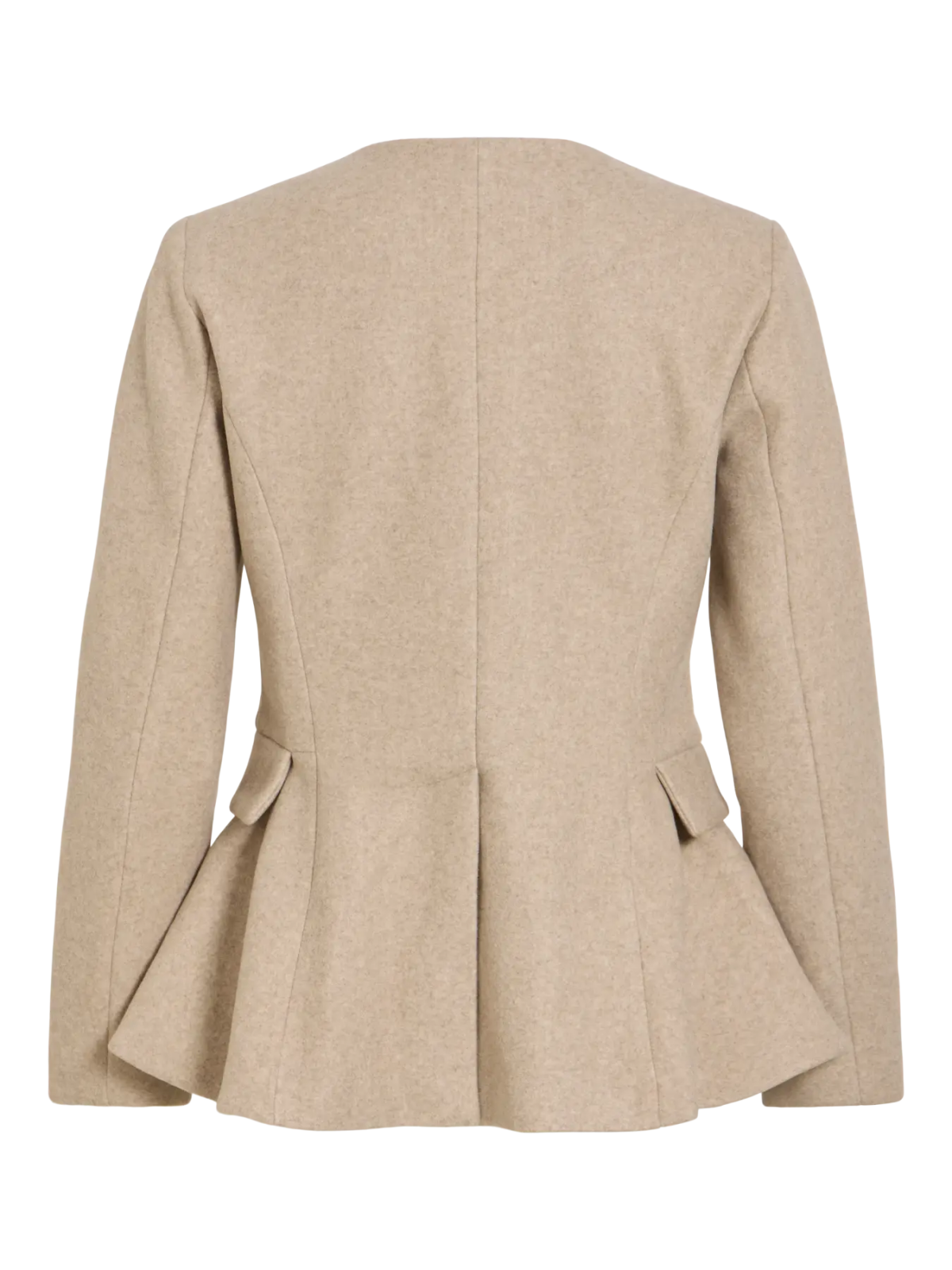 CHAQUETA PAÑO BEIGE