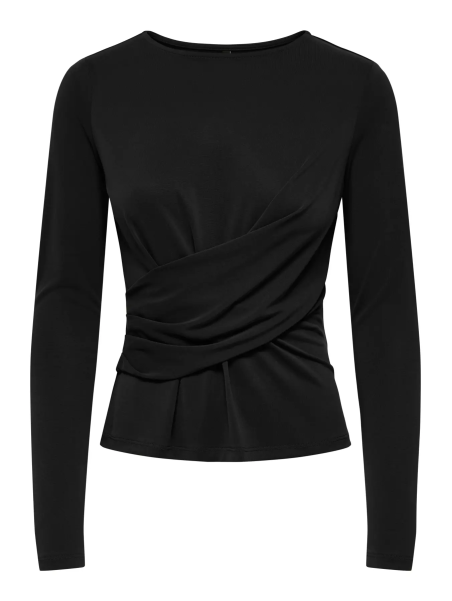 CAMISETA DRAPEADA NEGRA