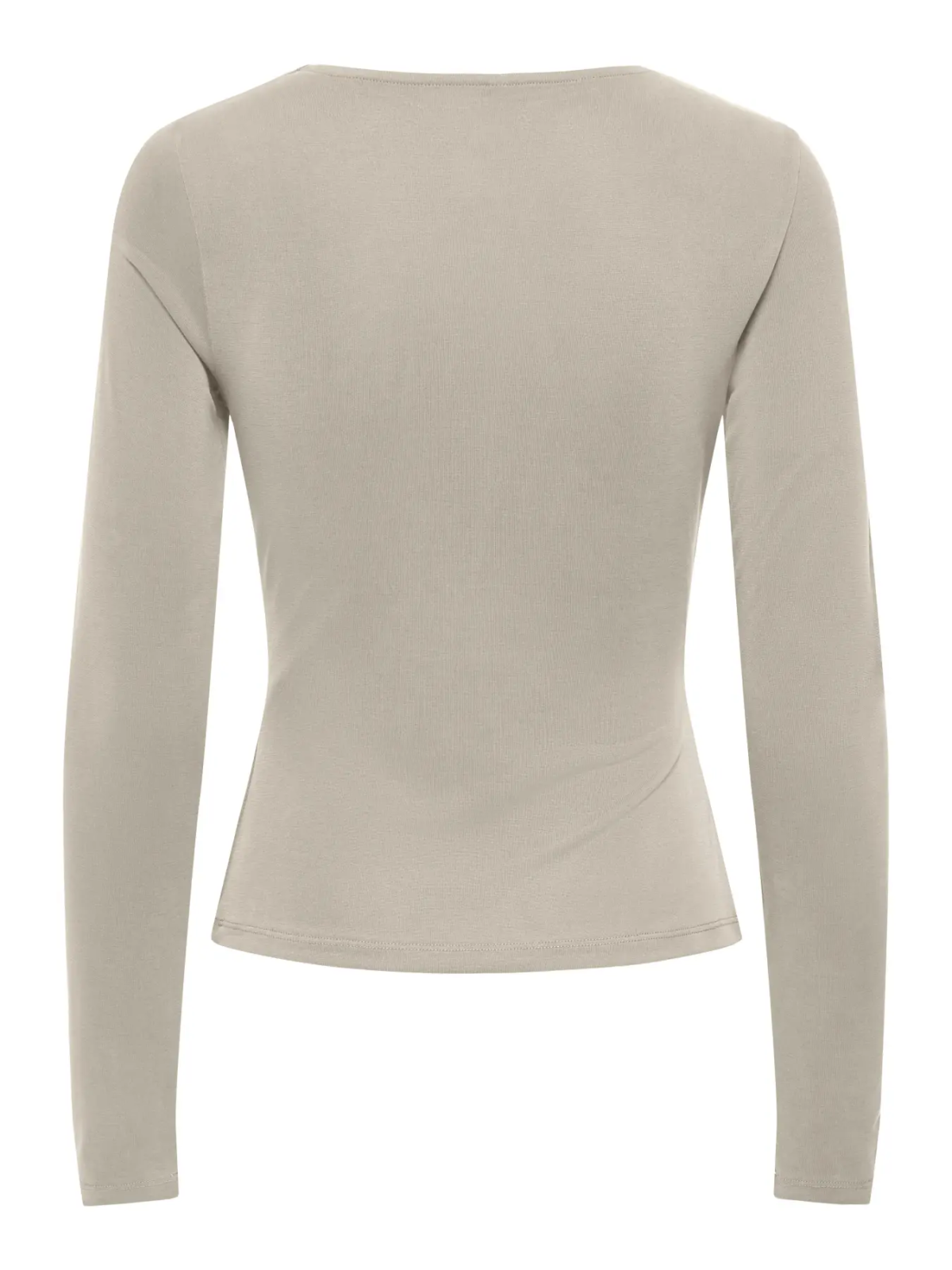 CAMISETA FRUNCIDA BEIGE