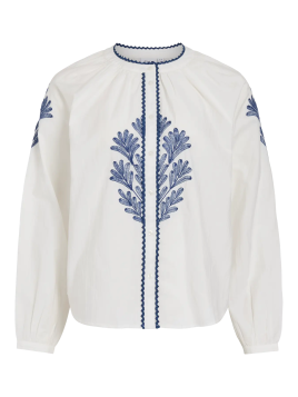 CAMISA BLANCA DETALAZULESLES