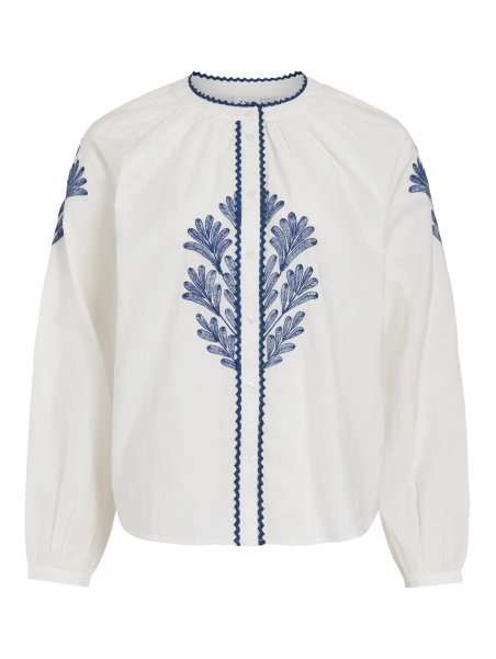 CAMISA BLANCA DETALAZULESLES