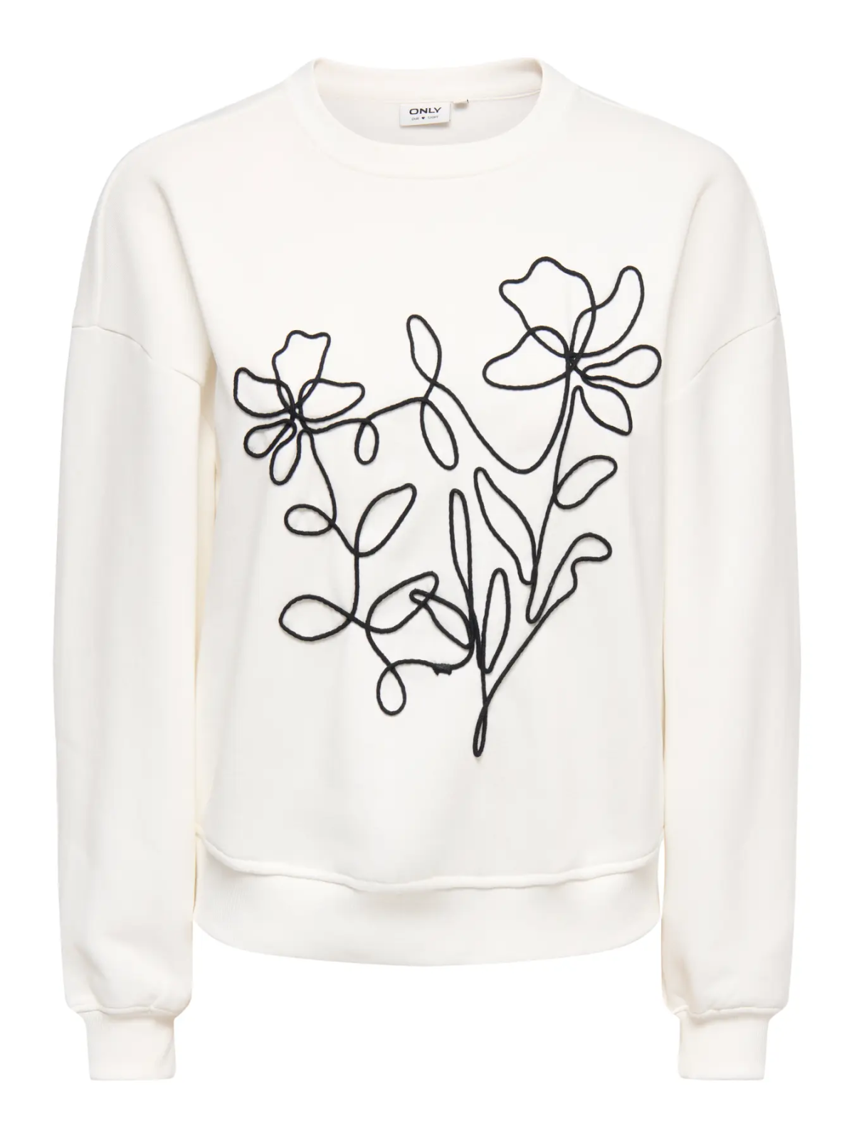 SUDADERA DETALLES FLOR