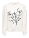 SUDADERA DETALLES FLOR