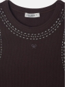 CAMISETA TACHUELAS MARRON