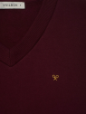 SUDADERA PICO BURDEOS