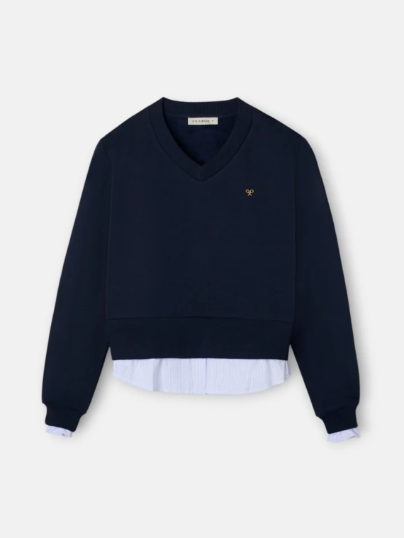 SUDADERA DE PICO MARINO
