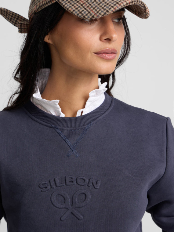 SUDADERA BASICA MARINO