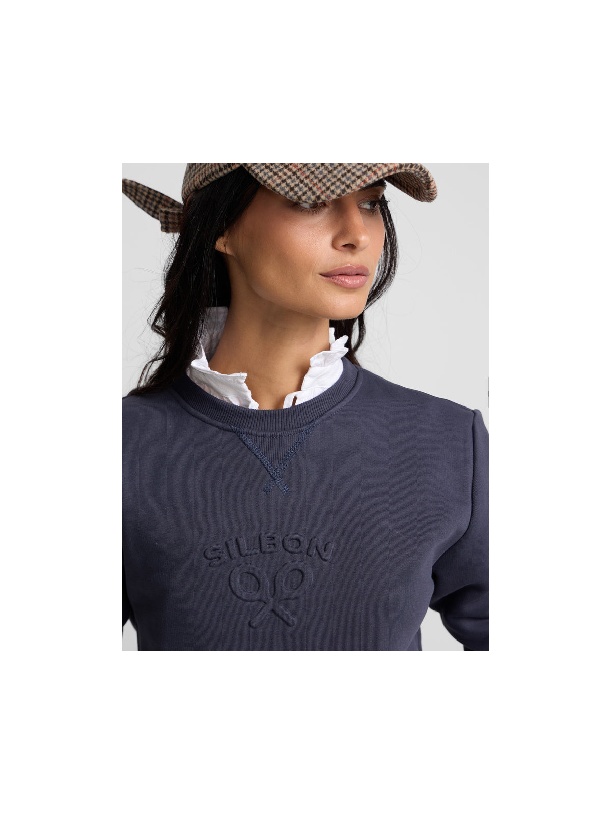SUDADERA BASICA MARINO