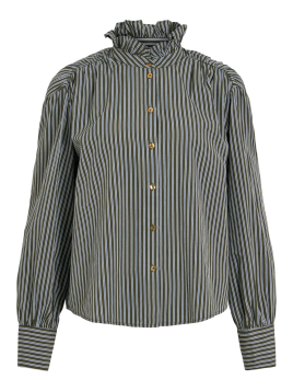 CAMISA RAYAS VERDE
