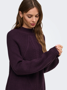 JERSEY CUELLO ALTO MORADO