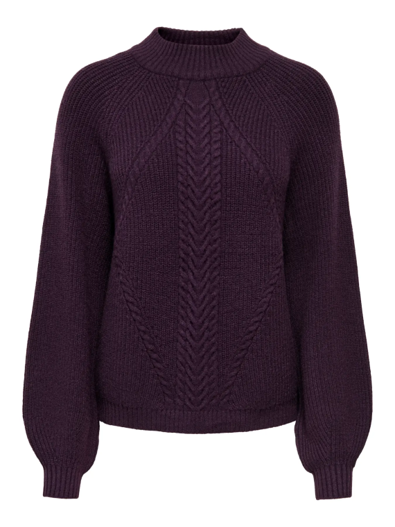 JERSEY CUELLO ALTO MORADO